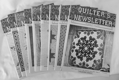 Vintage Quilter s Newsletter Magazines Collectors Reprints Lot of 9 from 1970-71