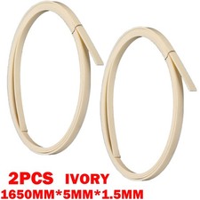 2x Ivory Guitar Binding Purfling Strips ABS Guitar Binding Strip 1650 5 1.5mm