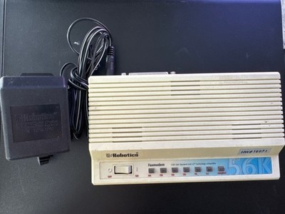US Robotics USR325686D 56K External Fax Modem V.90 Serial Beige w ...