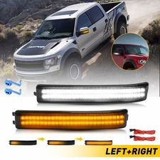 2PCS Sequential LED Side Mirror Turn Signal Lights For 2009 2010-2014 Ford F-150