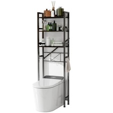 Over The Toilet Storage Cabinet, Metal 3 Tier Bathroom Organizer Shelf, Stabl...