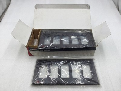 Cooper Wiring PJ265B 5 Gang Unbreakable Decora Style Plate in Brown (Box of 9)