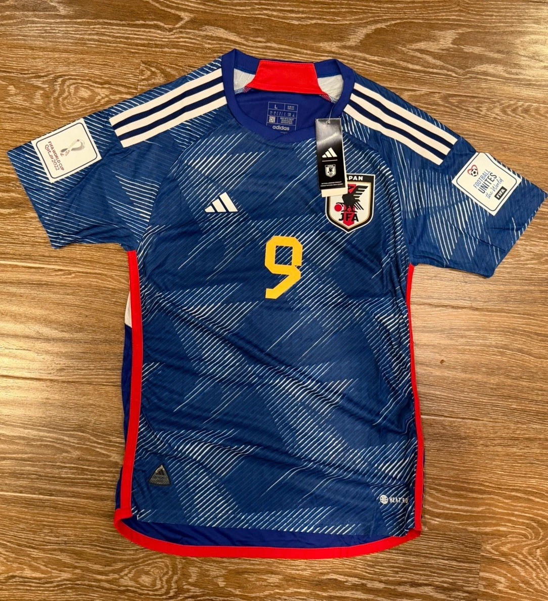 日本蓝色国家队足球迷服装与纪念品| eBay