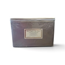 Hotel Comfort Fine Linens Twin Sheet Set 300 Thread Count 100 Cotton Taupe New