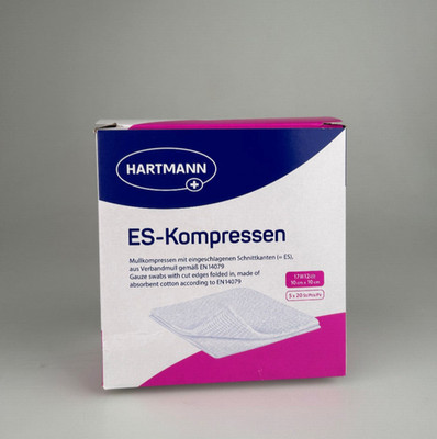 HARTMANN ES-Kompressen | steril | 10x10 cm | 12fach | 5 x 20 Stk
