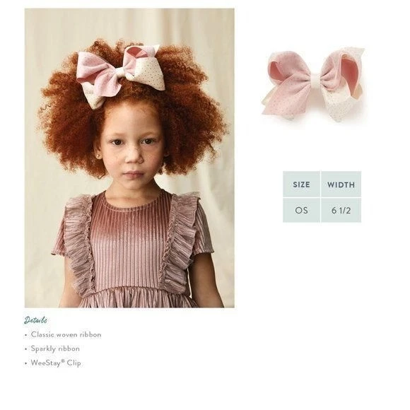 Matilda Jane Ayala Niñas Lunares Rosa Crema Arco Pinza para el Pelo Núcleo de Casa Nuevo con Etiquetas Foto 3 de 3