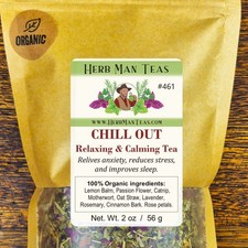 STRESS RELEF TEA 461 - Relaxing Tea reduce stress  anxiety, time-tested blend