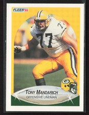 Tony Mandarich 1990 Fleer #176 Green Bay Packers