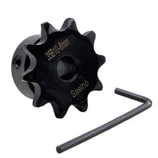 35 Roller Chain Sprocket B 8mm bore 10 Tooth, Hardened Antirust 1045 Steel D...