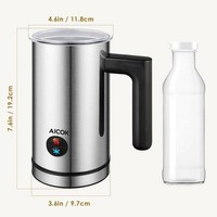 MilchaufschäUmer Elektrischer MilchschäUmer Milchschaum Warm Kalt Kaffee 300Ml