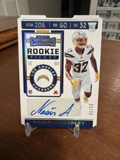 2019 Panini Contenders Rookie  Ticket Stub  # To 32 Nasir Adderley Auto  Colts