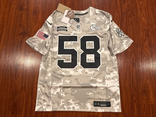 Nike Men’s Derrick Thomas Salute To Service Limited KC Chiefs Jersey Medium M