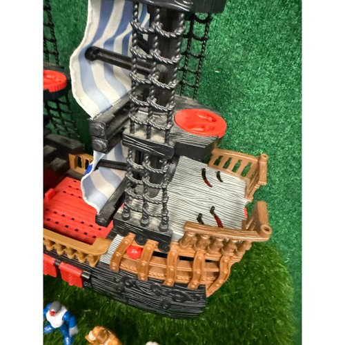 Fisher Price Toy Pirate Ship (2006). Imaginext Mattel Adventures Retired Figures - Picture 7 of 13