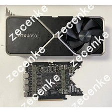 For Nvidia RTX4090 FE Series Heat Sink Cooling Fan with Bad PCB board 
