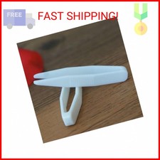 50 Pcs White Mini Plastic Contact Lens Clip Beauty Tweezers Makeup Tool Hair Rem