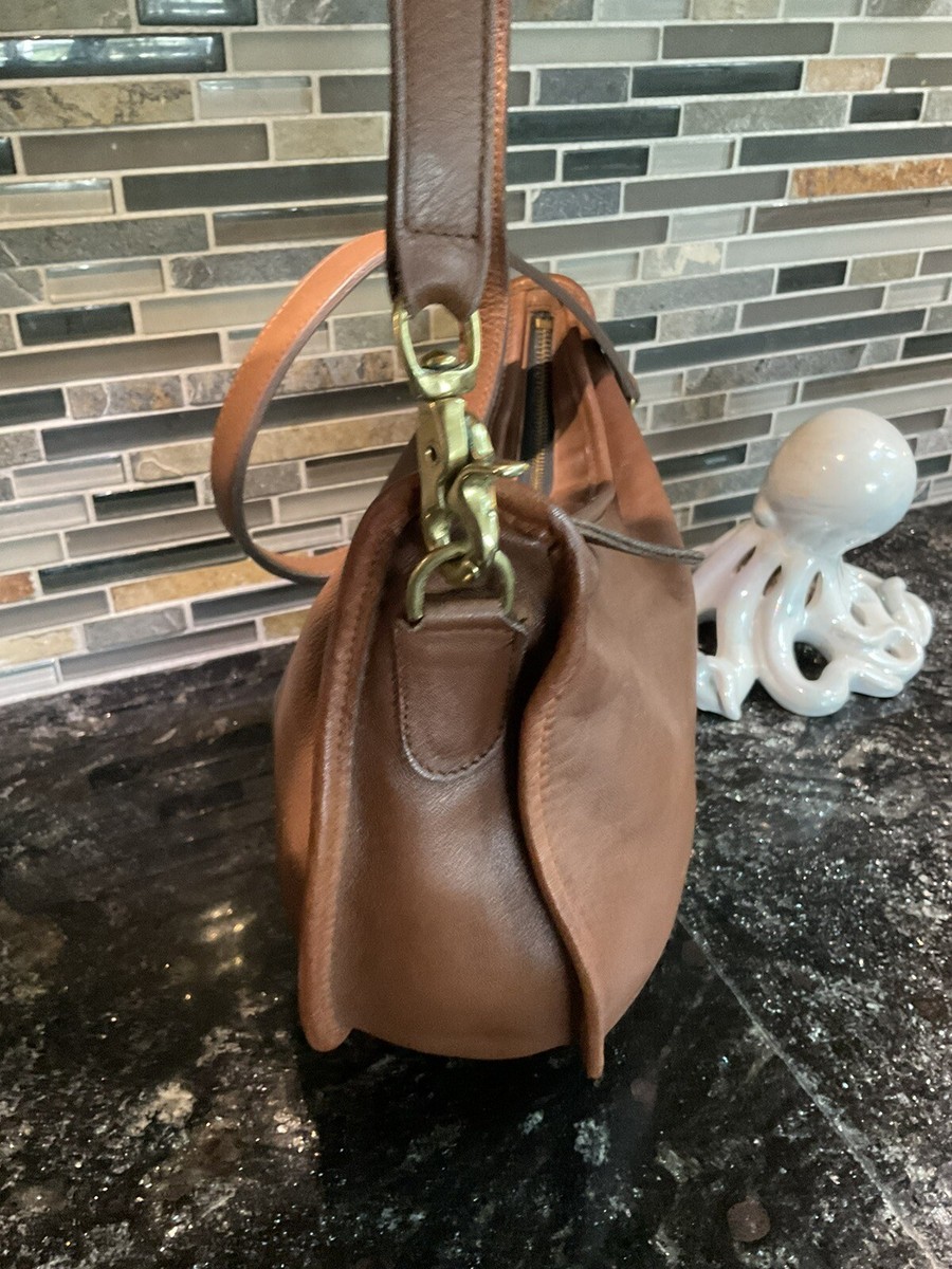 vintage coach leather shoulder bag