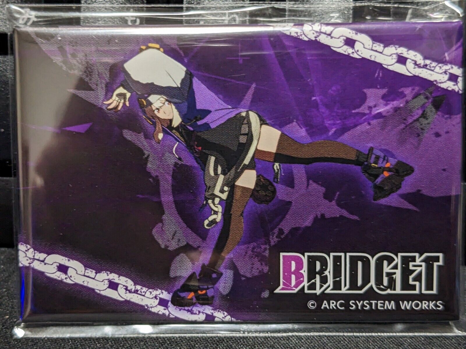 Guilty Gear Strive Official Birthday Kuji Bridget Square Can Badge