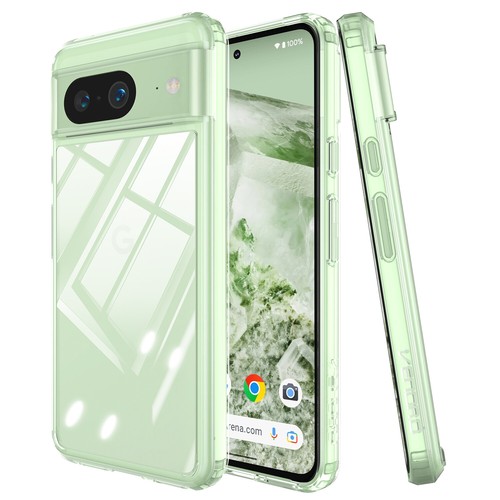 For Google Pixel 8 Pro Clear Case Shockproof Hybrid TPU Cover/Screen Protector - Picture 4 of 14