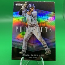 2021 PANINI PRIZM DRAFT-Refractor  PROSPECTS -RC-OSWALD PERAZA #P-OP B37