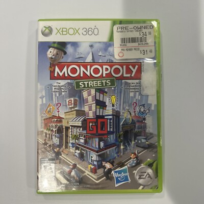 Monopoly Streets (Microsoft Xbox 360, 2010) Complete