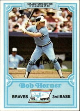 Bob Horner 1981 Topps Drake's Big Hitters #17   Atlanta Braves