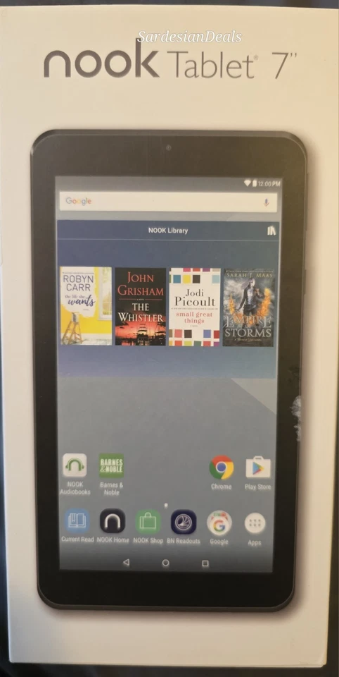 Tablet Nook 7" Barnes&Noble WiFi Tablet En Embalaje Original Para PIEZAS O REPARACIÓN Foto 2 de 4
