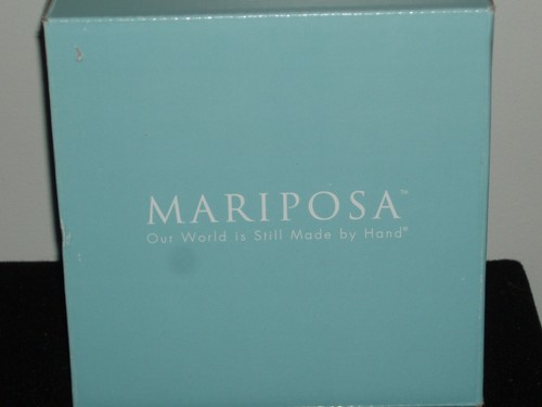 MARIPOSA 2654-C PERLEN SERVIETTENBOX mit DREIDEL GEWICHT NOS NEU IM KARTON eingestellt - Bild 4 von 5