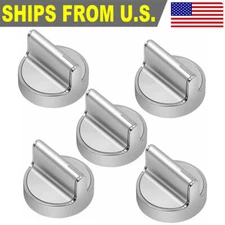 5 Pack Burner Control Knobs Replacement for Whirlpool Gas Stove Knob 10594481