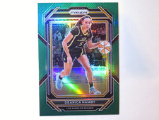 2023 Panini Prizm Basketball WNBA Dearica Hamby Green Prizm Card #89 Sparks NM-M