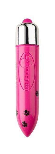 Vibrator Bullet Sex Toy Paw Print Womens Massager Waterproof Vibrating BuzzPinky - Picture 4 of 4