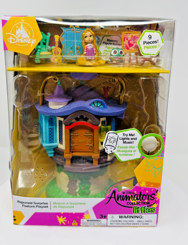 Disney Animator's Collection Littles Rapunzel Tangled 9 Pc. Set NIB Lights Sound