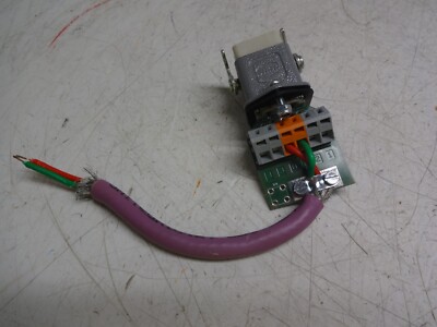Harting Han Brid 2-f 2f 10A/25V/0,8kV 3 Profibus Connector Pcb-el_0008_02