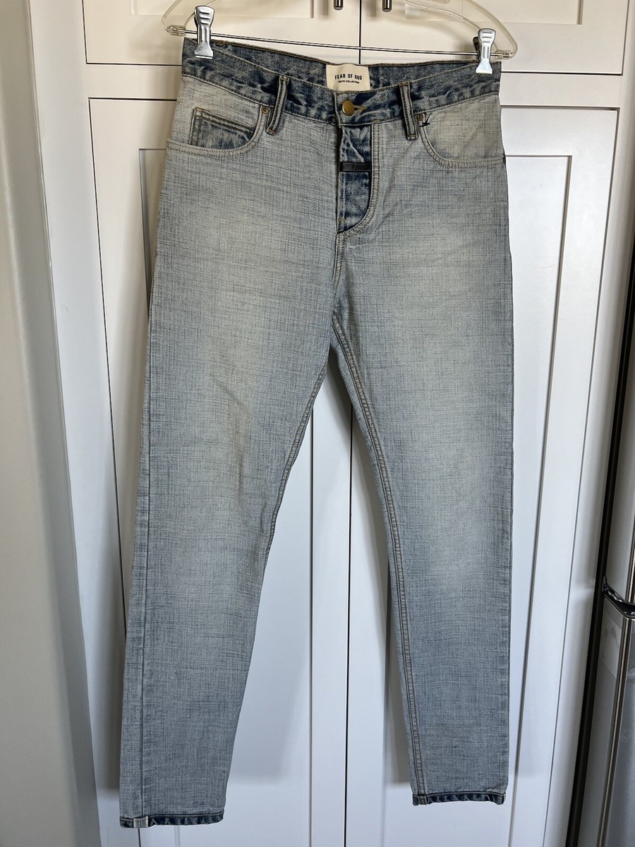 Fear of God Sixth Collection Reverse Inside Out Jeans size 28 x 30 
