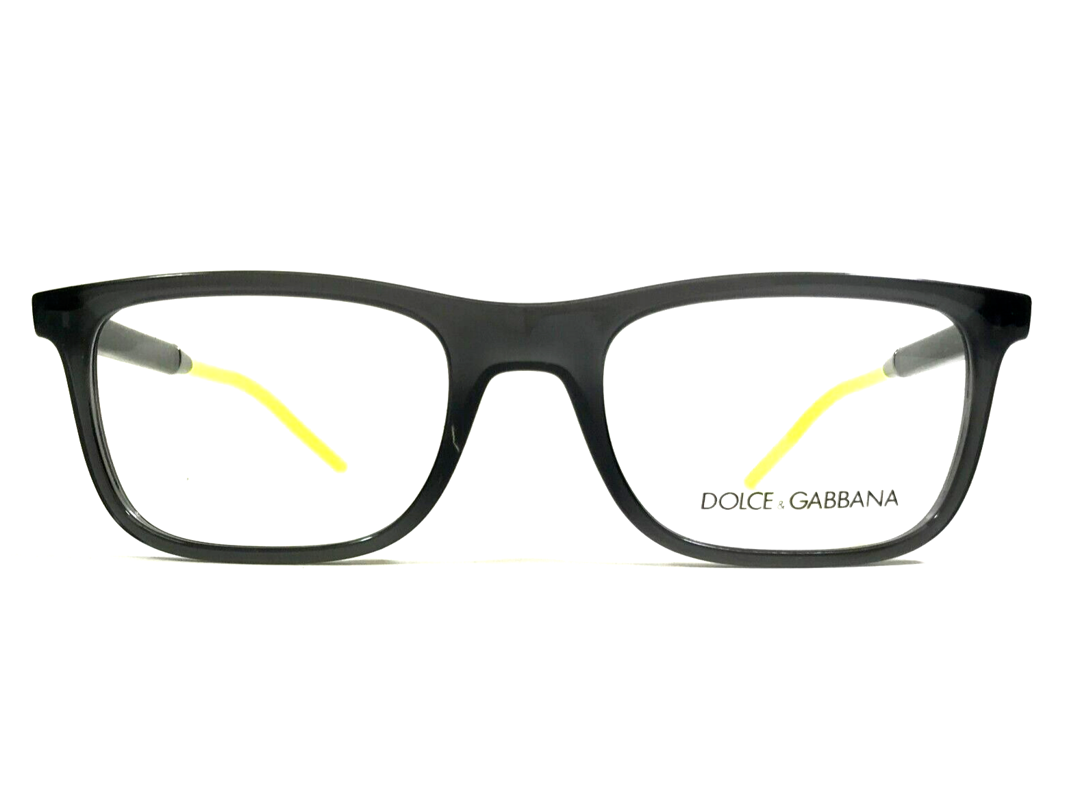 Dolce & Gabbana Eyeglasses Frames DG5030 3160 Transparent Gray Yellow 53-20-140