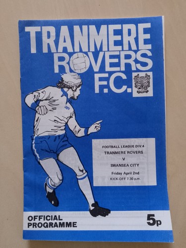Tranmere Rovers v Swansea City, Division Four, 1978/9