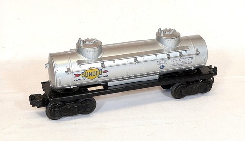 Postwar Lionel 6465 Sunoco 2-Dome Tank Car From 1948-49~w/Nice OB - Picture 2 of 6