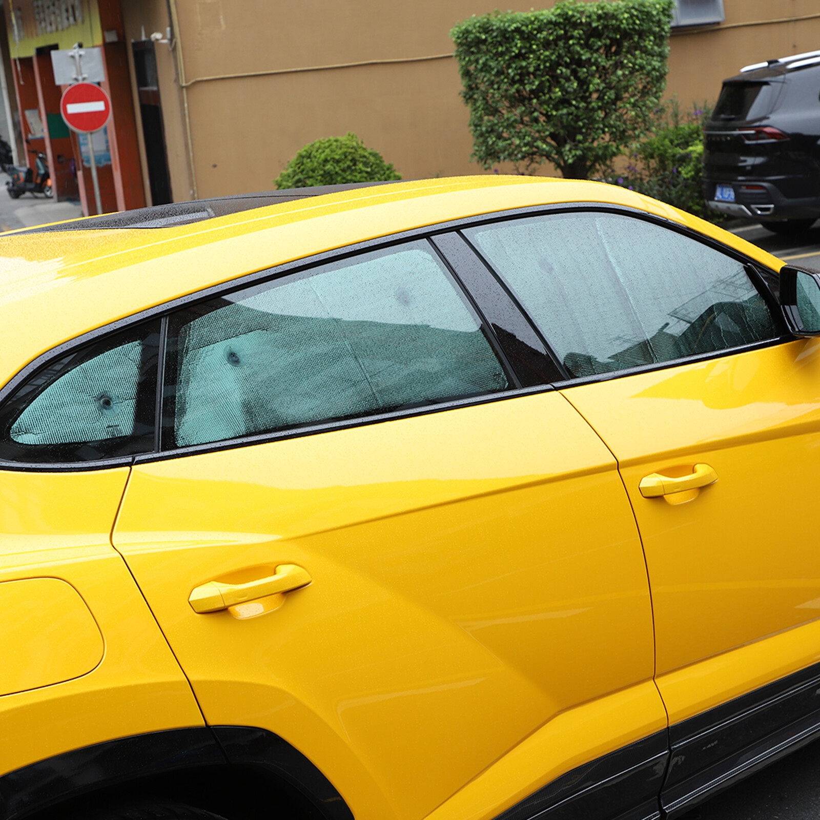 8PCS Window Sunshade Visors Full Set UV Block Cover For Lamborghini URUS 18-23
