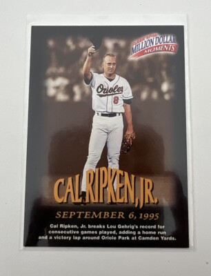 1997 Fleer Cal Ripken Jr. Million Dollar Moments Insert #8 HOF