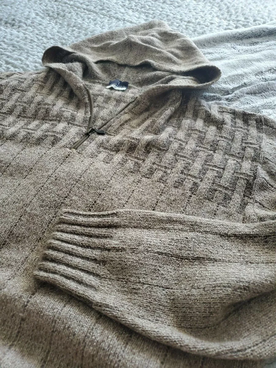 HOODY sweater TRUSSARDI Sport Jeans Large wool blend Unisex | eBay