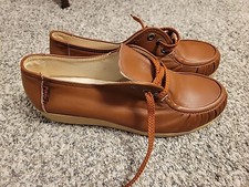 Lady Red Wing vintage Brown Leather lace up comfort shoes Sz 7.5M NOS USA MADE