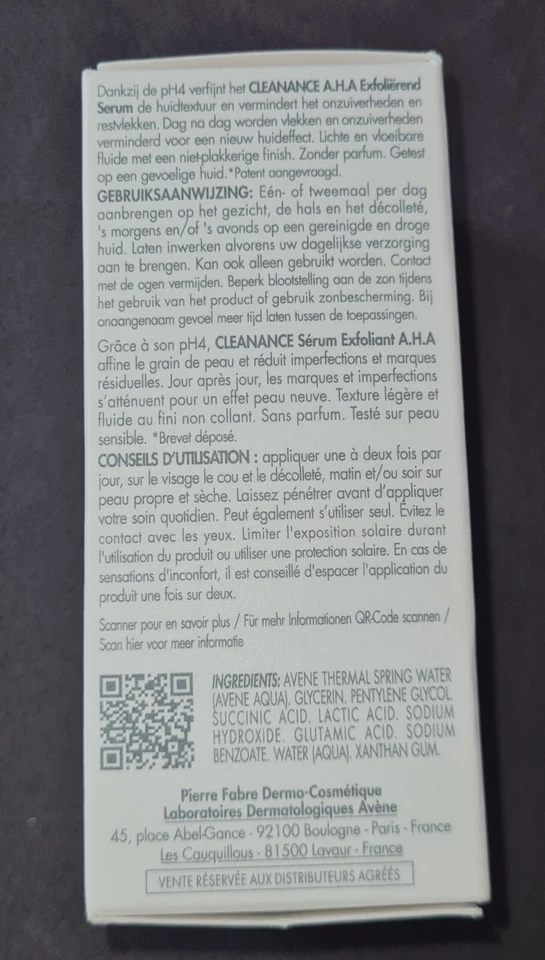 30ml Avene_Cleanance A.H.A Peeling-Serum_Erwachsenen Akne_Pickelmale_NEU_OVP - Bild 4 von 4