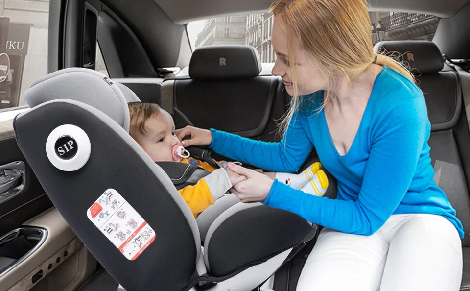 Siège Auto Bébé Rotatif à 360° avec ISOFIX (9-36 kg) 0+/1/2/3 9-36kg 0-12 Ans - Photo 4/4