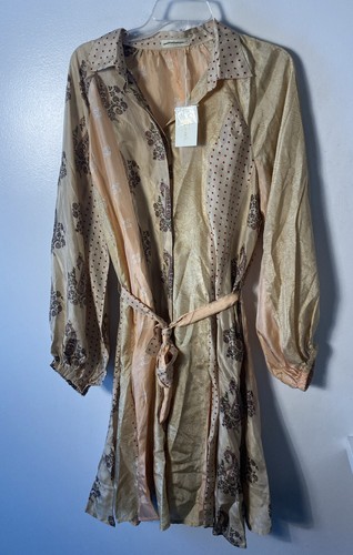 Free People Mes DEMOISELLES Paquerette Dress Handmade 100% Silk Size 8 NWT $590 - Picture 4 of 9