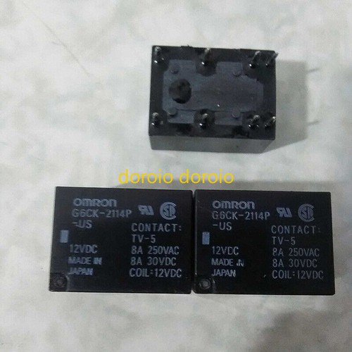 Relais RY210012 12V DC 5 Broches - Lot De 10 Pièces Pour Circuits De Puissance