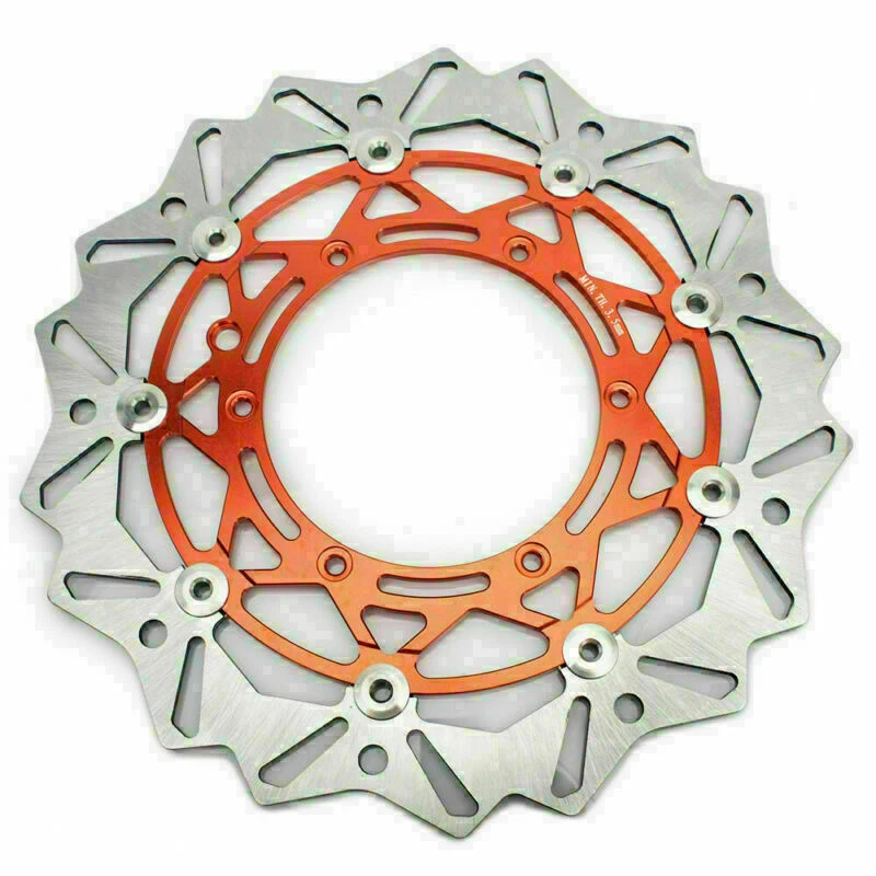 Rotores de disco de freno delanteros traseros 320 mm + adaptador para EXC SXF SX XC-W SXS MXC 125-640 Foto 2 de 4