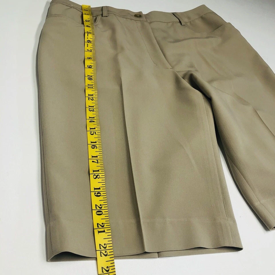 Pantalones Cortos Mujer MONTEREY CLUB Caqui Marrón Talla 10 Foto 3 de 4