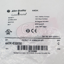 NEW 440K-E33030 ALLEN BRADLEY SAFETY INTERLOCK SWITCH SER.C 440KE33030