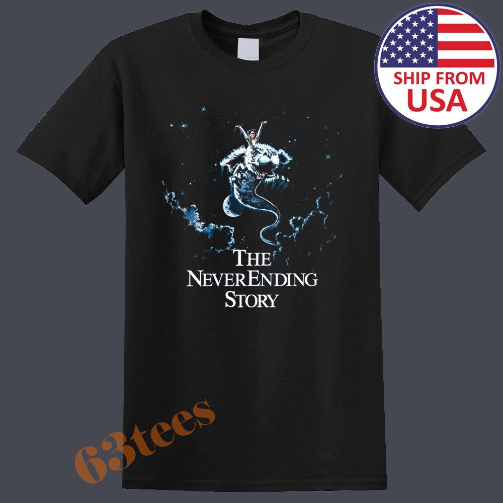 The NeverEnding Story Movie Men's Black Size S to 5XL