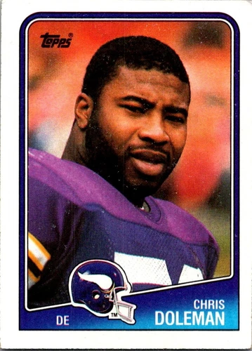 1988 TOPPS CHRIS DOLEMAN RC MINNESOTA VIKINGS #157