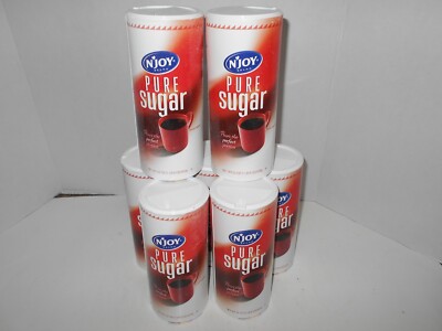 NEW N'JOY Lot of 7 Pure Sugar 22 oz Containers